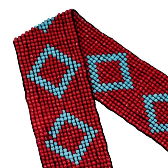 Handmade Red Southwestern Style Belt